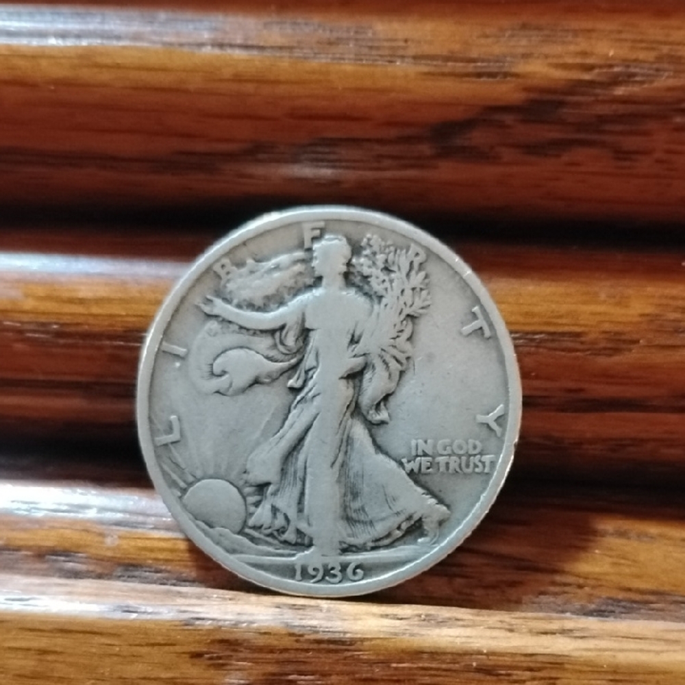 1936 Walking Liberty Half Dollar Silver Coin
